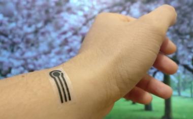 Wearable sensors made from microbial nanocellulose
