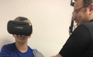 Virtual reality helps to reduce children’s fear of needles