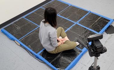 Smart carpet gives insight into human poses
