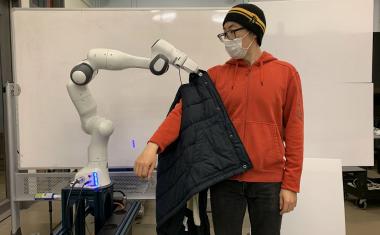 Robot helps people with limited mobility get dressed
