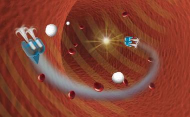 Microrobots propelled by air bubbles and ultrasound