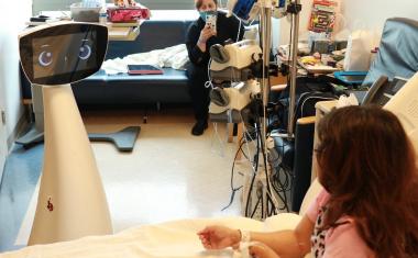 Social robot improves hospitalized children's outlook