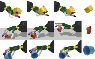 Robotic hands manipulate objects with ease