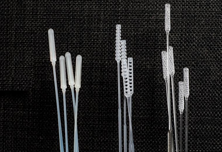 The researchers have designed three nasopharyngeal swabs for COVID-19 testing:...