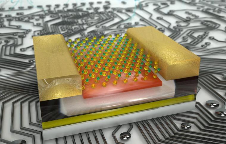 EPFL engineers have developed a computer chip that combines two functions –...