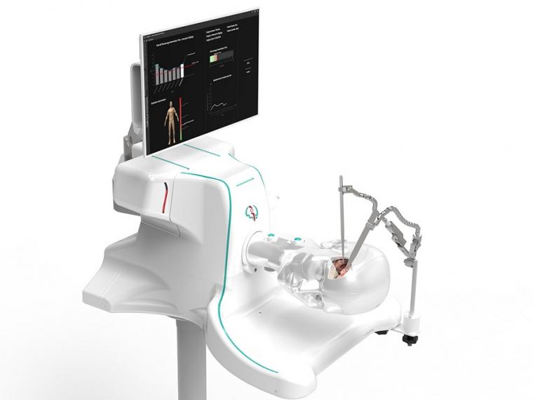 4D Simulator with patient-specific head model for training complex aneurysm...