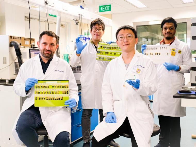 (Left to Right) Members of the NTU research team include Assistant Professor...