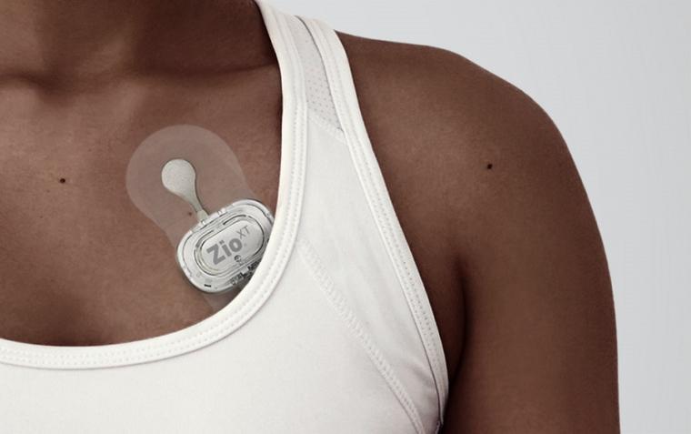 The wearable heart monitor can continuously measure and record someones...