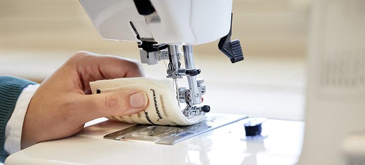 Using a standard household sewing machine, researchers have sewn the...