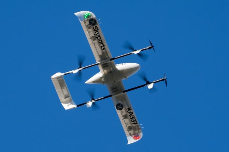 Satellite-enabled drone