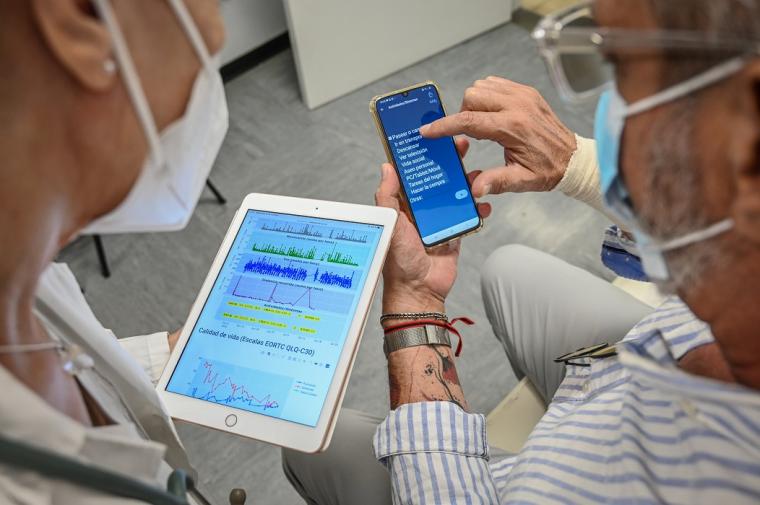 The app helps doctors make the best decisions for treatment.