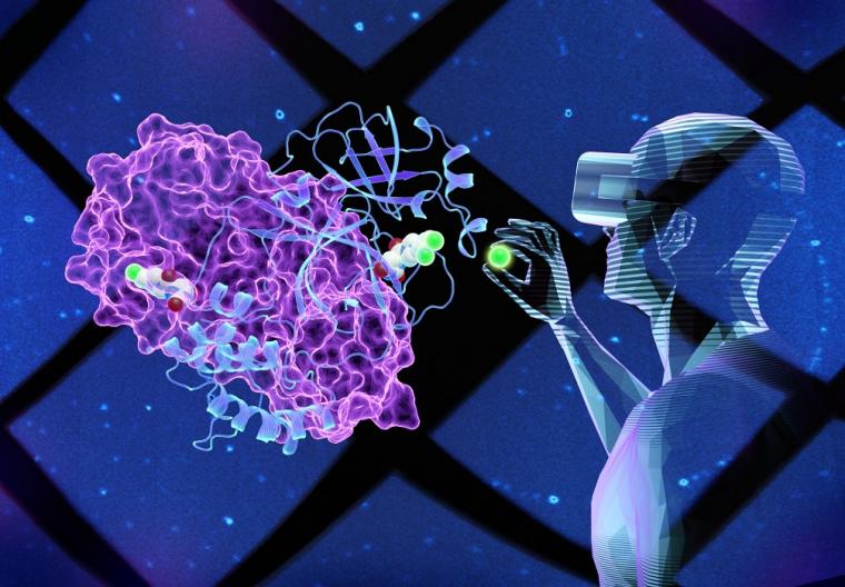 Virtual reality technology enabled scientists to look inside the Covid-19 virus...