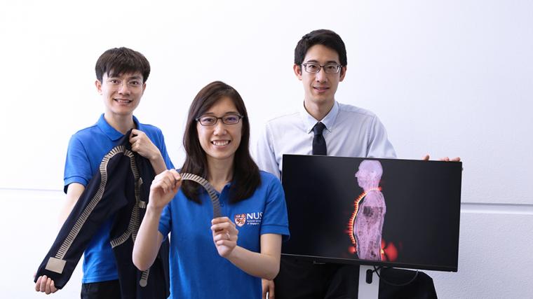 From left: PhD student Mr Tian Xi, Research Fellow Dr Lee Pui Mun and Assistant...