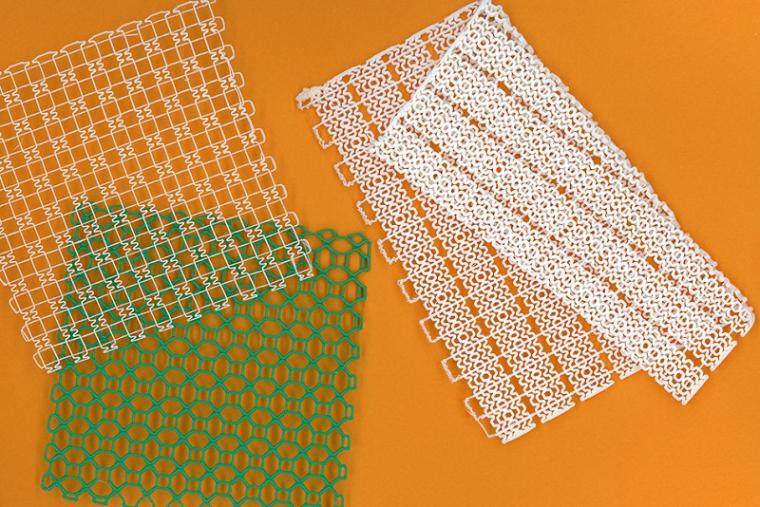 MIT engineers 3D print stretchy mesh, with customized patterns designed to be...