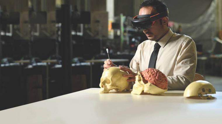 Ehsan Azimi, a PhD candidate in computer science, has developed an augmented...