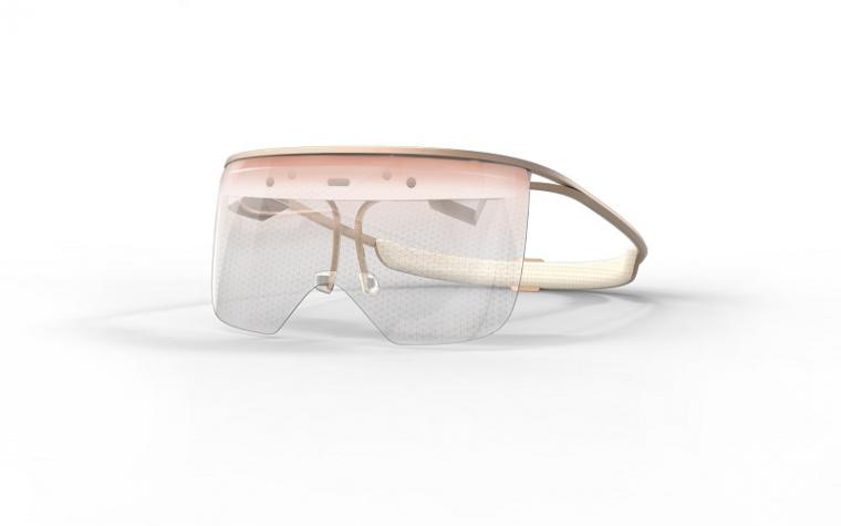 Ocutrx Vision unveils new design for Oculenz AR glasses.