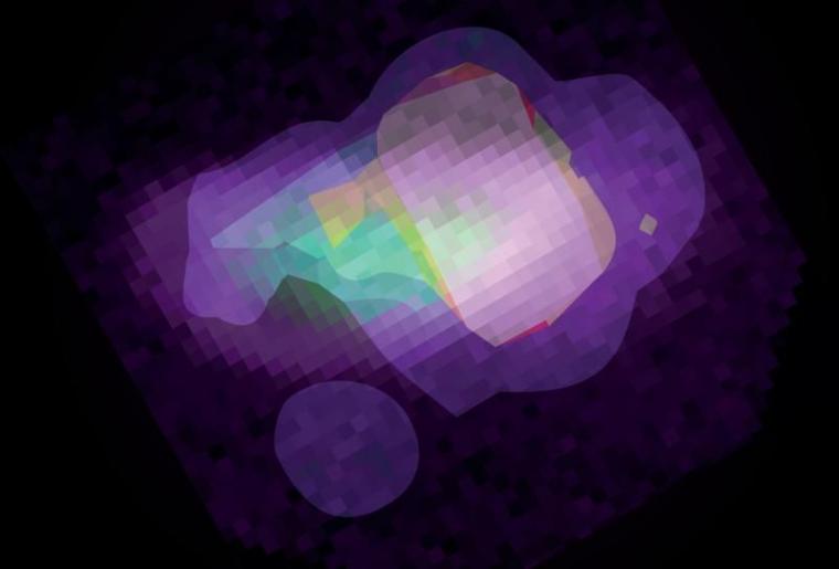 High-resolution rendering of the AI attention map superimposed on Toxoplasma...