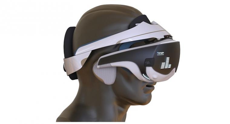 NGoggle consists of head-mounted virtual reality goggles that use light to...
