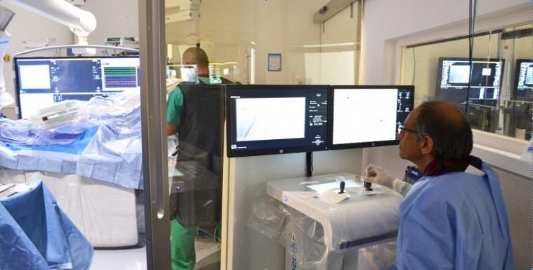 First successful robotic coronary angioplasties in Africa