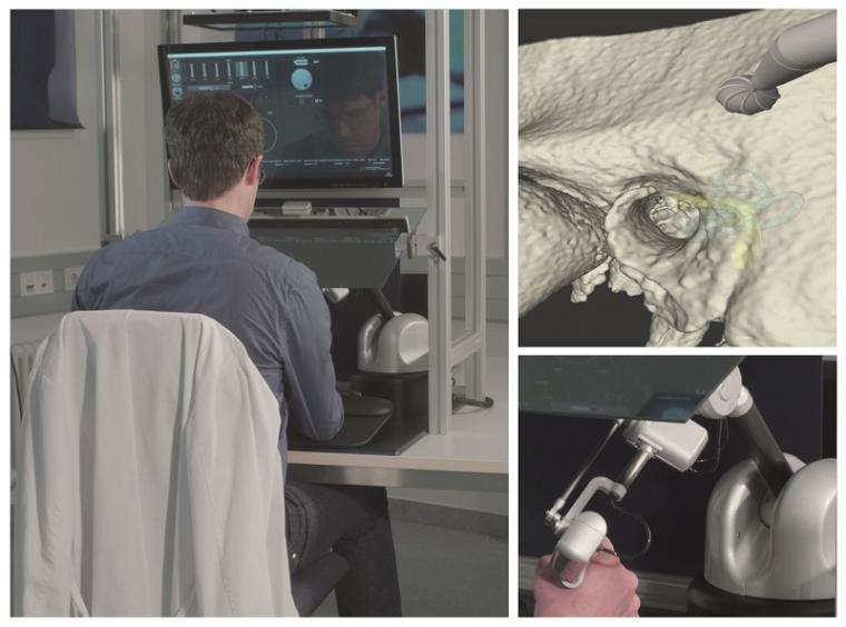 “HandsOn.surgery” trainer: virtual bones with risk structures and surgical...