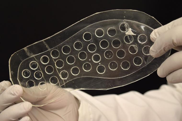 A new shoe insole technology could help diabetic ulcers heal better while...