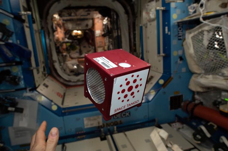 Space Tango CubeLab on board the International Space Station ISS.
